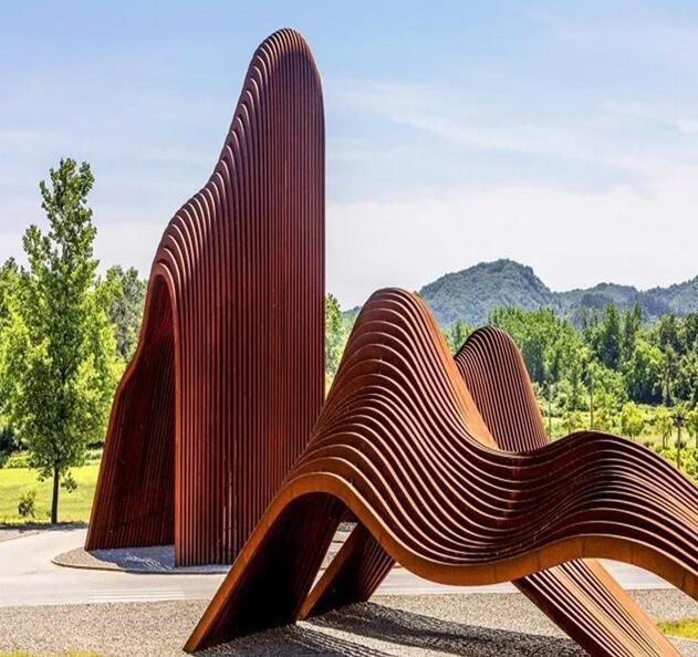 三沙锈钢板造型